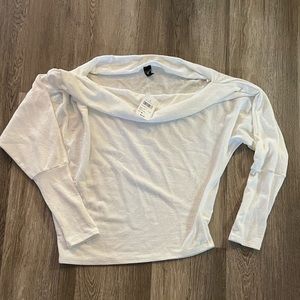 Off the shoulder sweater